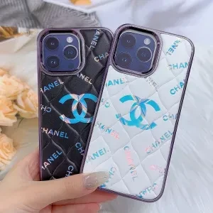 NYRA : Iphone 12 Pro Max Chanel Leather Case, Attractive Colourful Case/ Apple Mobile Accessories